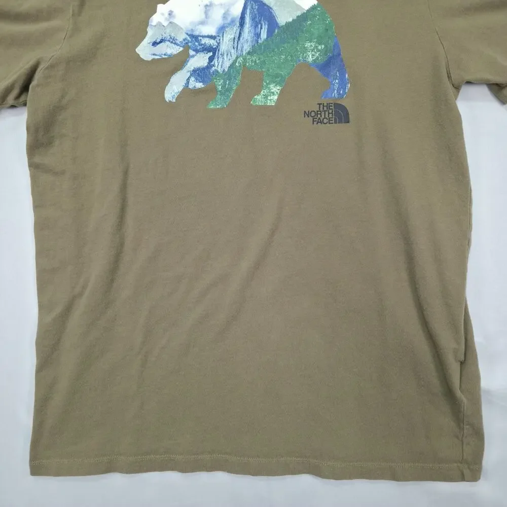 The North Face Mens T Shirt M Bear Yosemite Half Dome Graphic Outdoor Hiking
